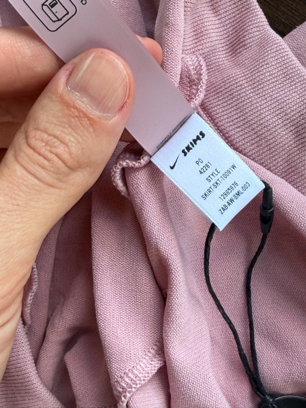 SKIMS X NIKE Wrap Pink Ballet Skirt Small - Picture 9 of 12